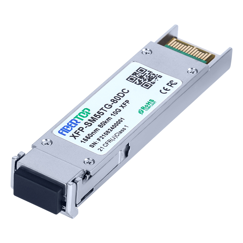 HW® XFP-STM64-SM1550-80km kompatibler 10GBASE-ZR XFP Transceiver SMF 1550nm 80km Duplex LC DOM