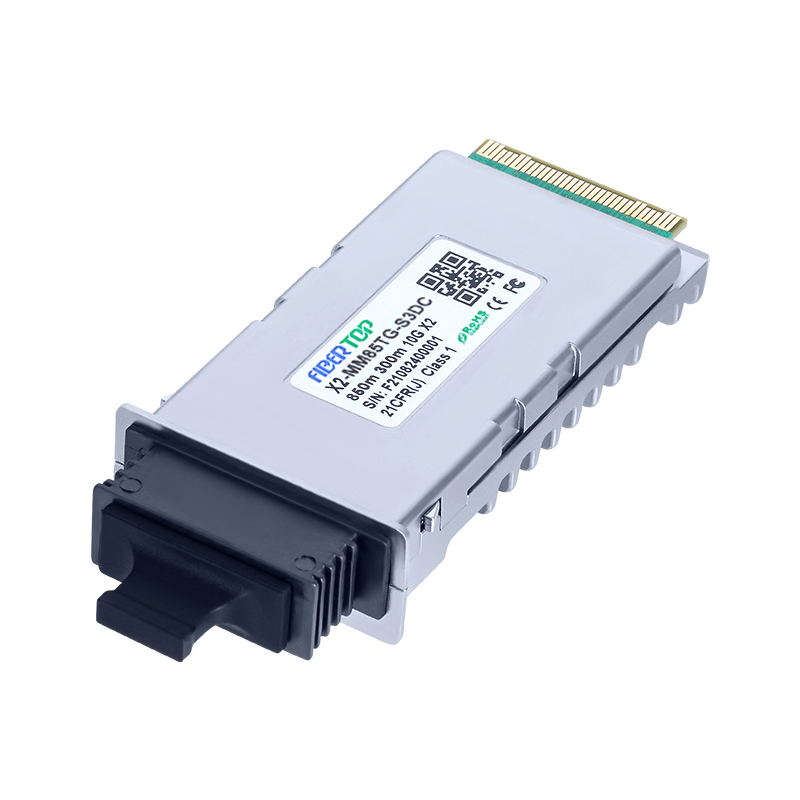 Q Logic X2-SW-01-kompatibler 10GBASE-SR X2-Transceiver MMF 850 nm 300 m Duplex SC DOM