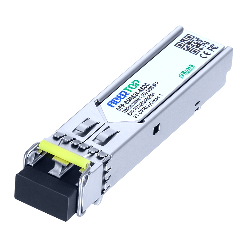 Brocade® E1MG-ZXC-160 kompatibler 1,25G SFP Transceiver SMF 1550nm 160km LC DOM