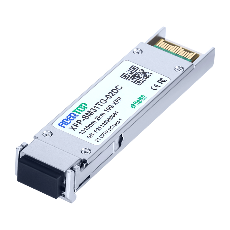 Brocade® OC192-XFP-SR1-kompatibler 10G-XFP-Transceiver SMF 1310 nm 2 km LC DOM