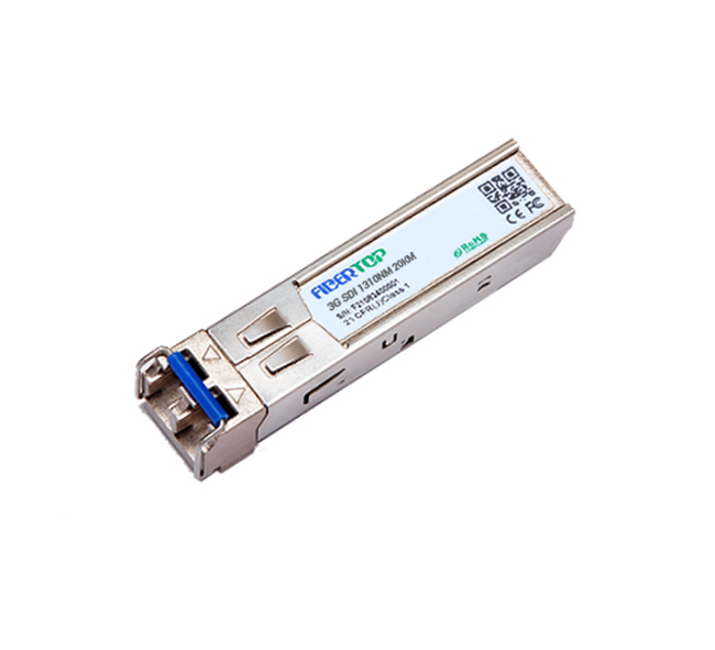 FIBERTOP 3 Gbit/s Video SDI SFP Transceiver SMF 1310 nm 20 km Doppel-LC DOM Sender und Empfänger für SD/HD/3G-SDI