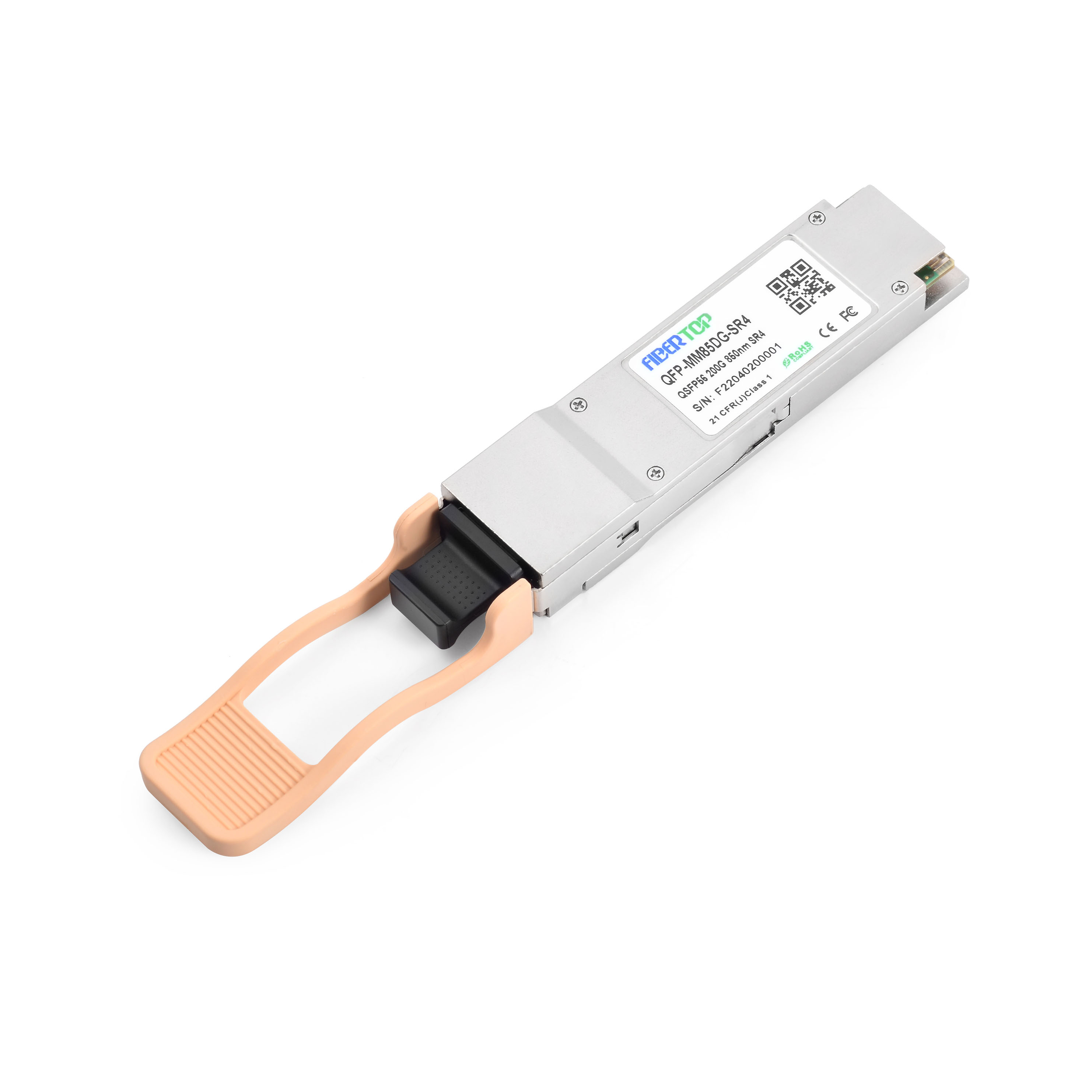 Für MELLANOX MMA1T00-HS kompatibler 200 Gbit/s QSFP56 Transceiver Multi Mode 100 m MPO