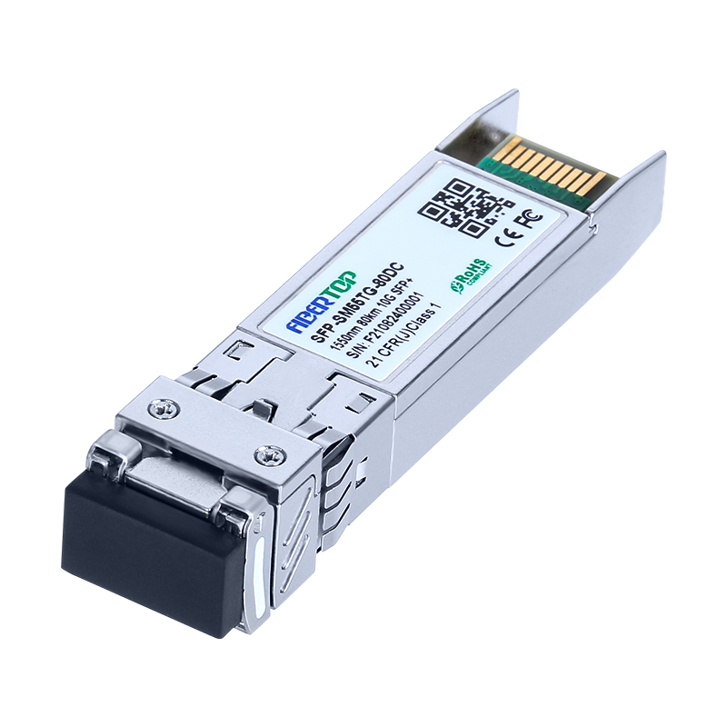Cisco® SFP-10G-ZR-kompatibler 10GBase-ZR SFP+-Transceiver SMF 1550 nm 80 km LC DOM