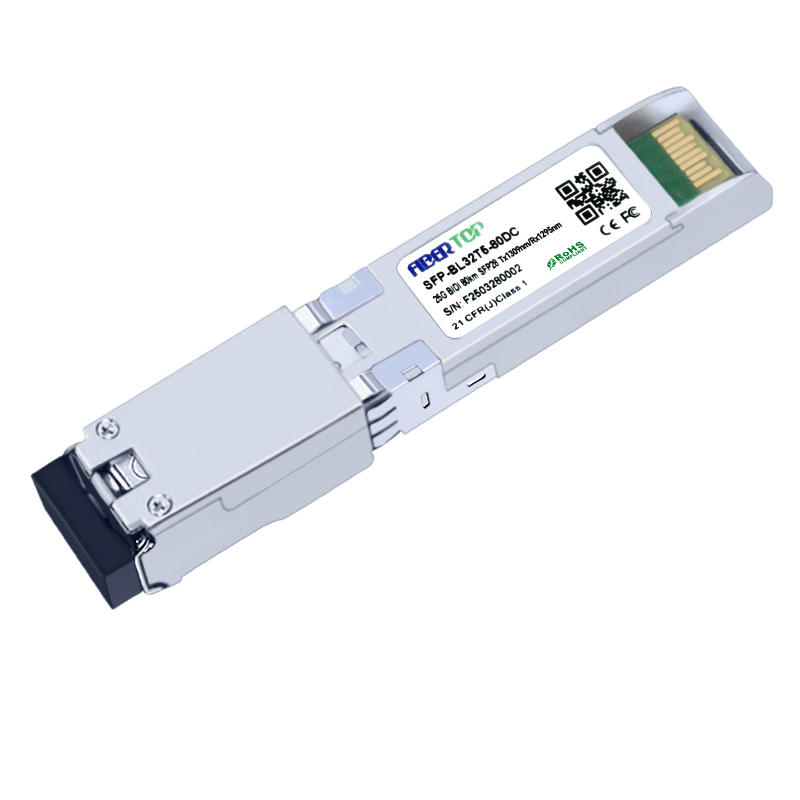 25GBASE-ZR SFP28 25G BIDI 80km Tx1310nm /Rx1270nm Transceiver