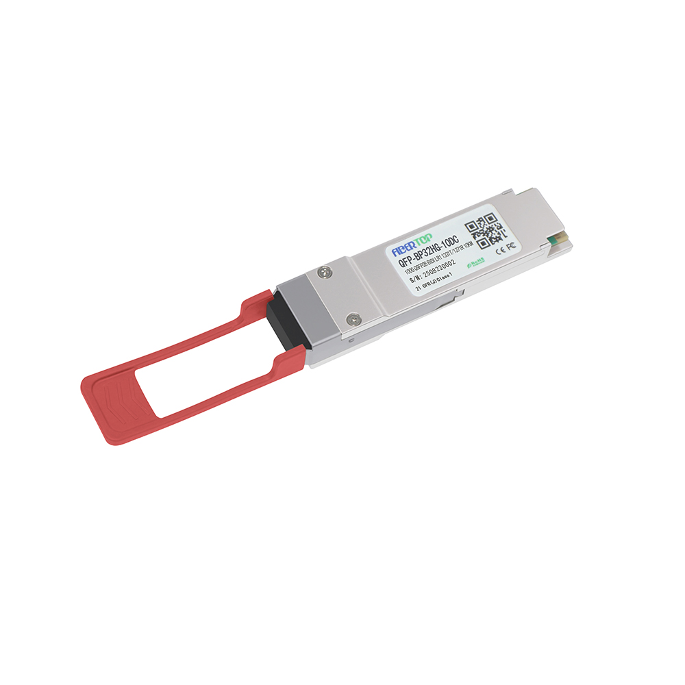 FIBERTOP 100G QSFP28 BiDi LR 10 km 1331 nm/1271 nm optisches SM LC-Transceiver-Modul
