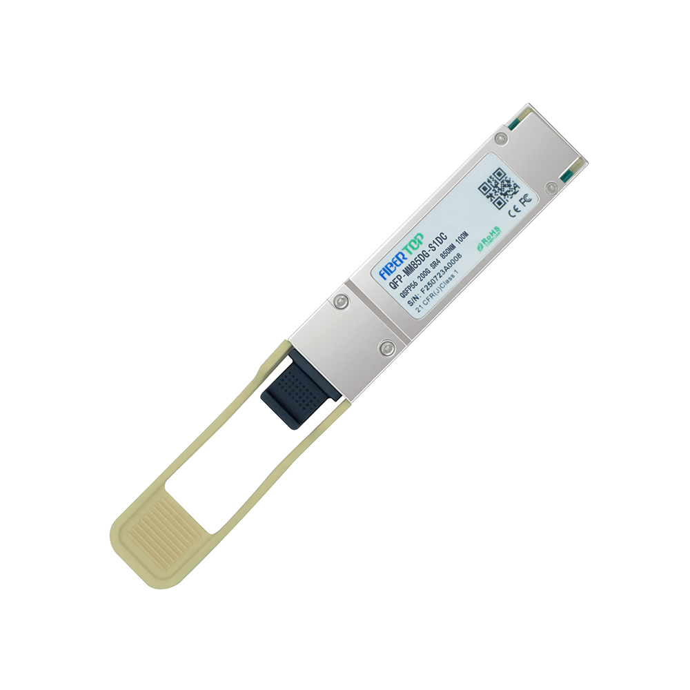 Für MELLANOX MMA1T00-HS kompatibler 200 Gbit/s QSFP56 Transceiver Multi Mode 100 m MPO